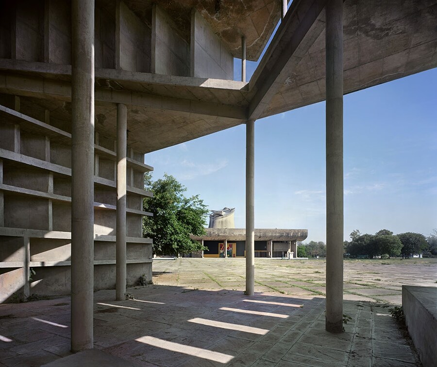 Le Corbusier, Assembly Building, Chandigarh, Punjab, India, 