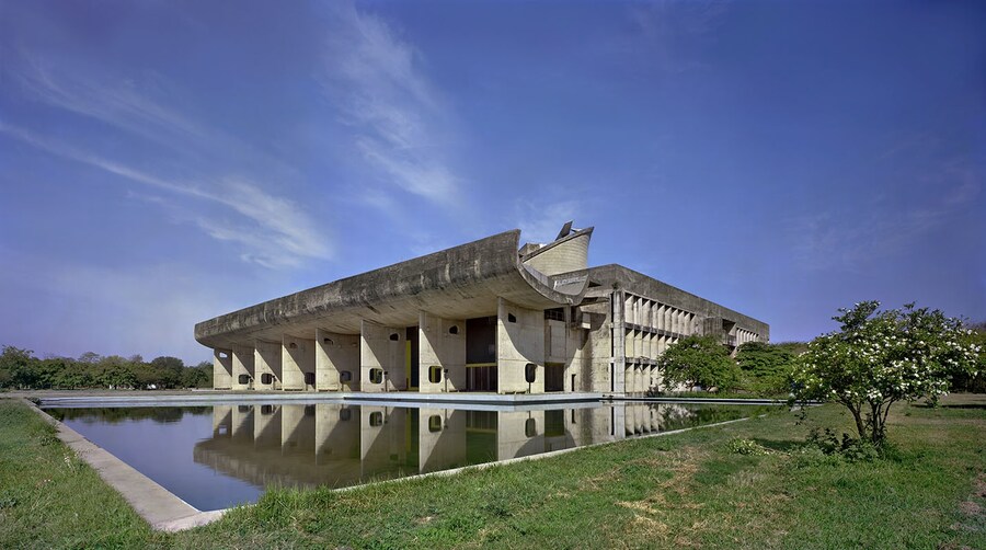 Le Corbusier, Assembly Building, Chandigarh, Punjab, India, 