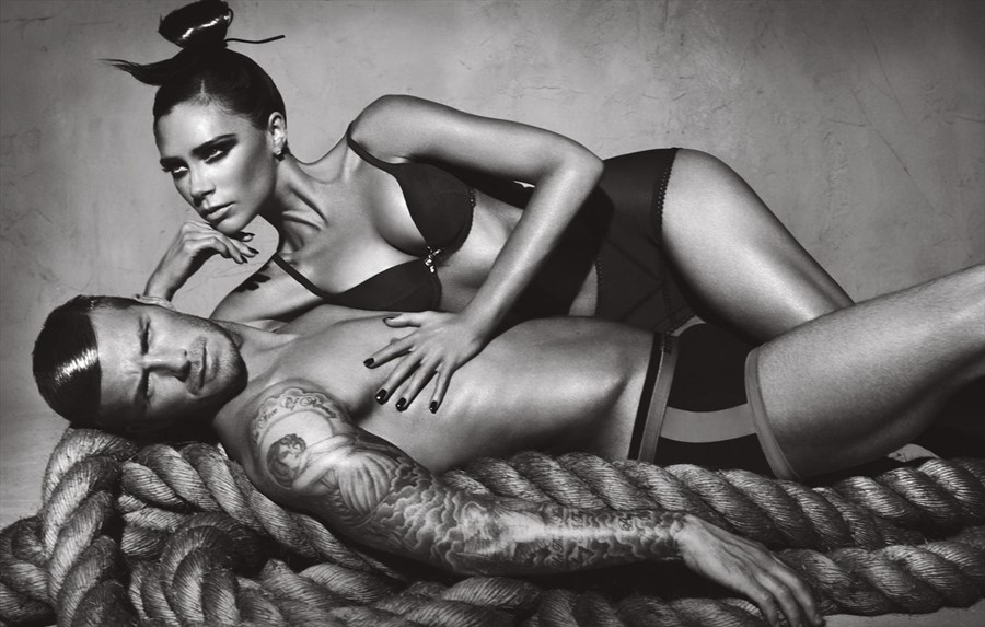 Victoria and David Beckham for Emporio Armani, 2009