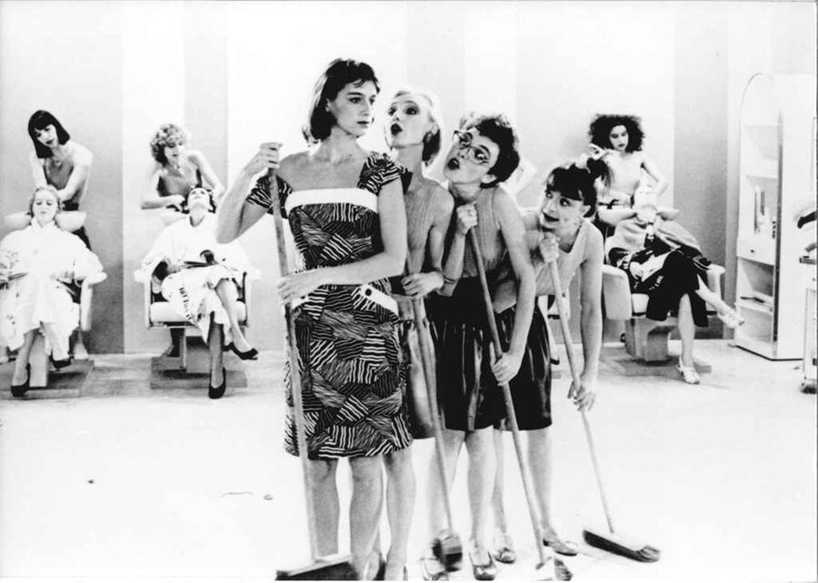 Still from The Golden Eighties (1986) by Chantal Akerman