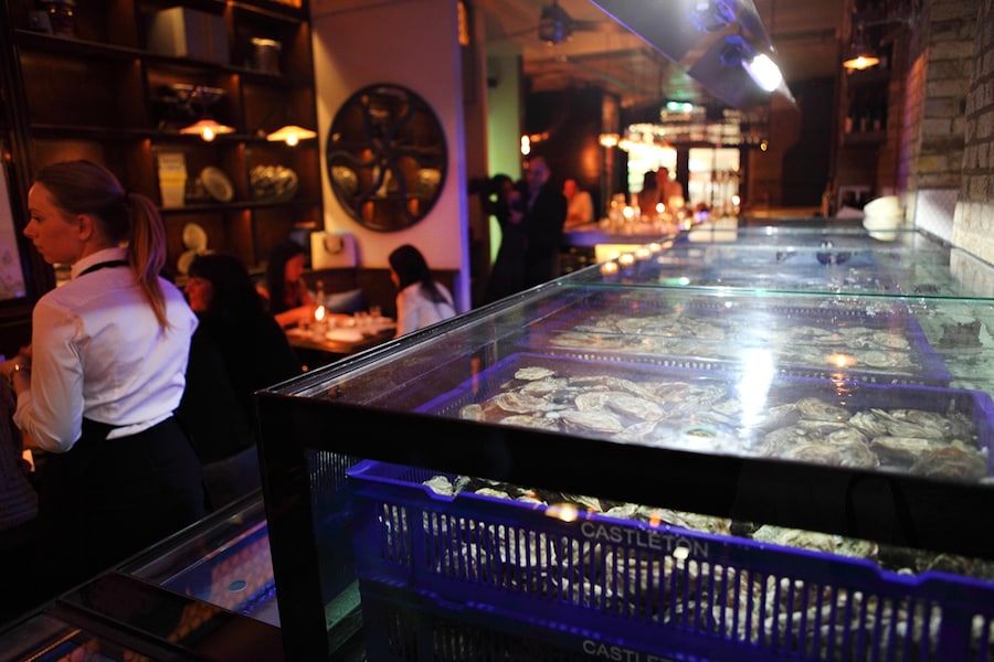 Lobster and crab tank