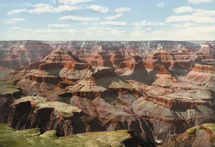 Grand Canyon, view from O’Neill’s Point, Arizona, photochrom