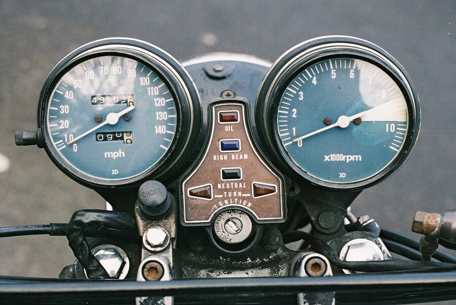 Black Skulls bike dials