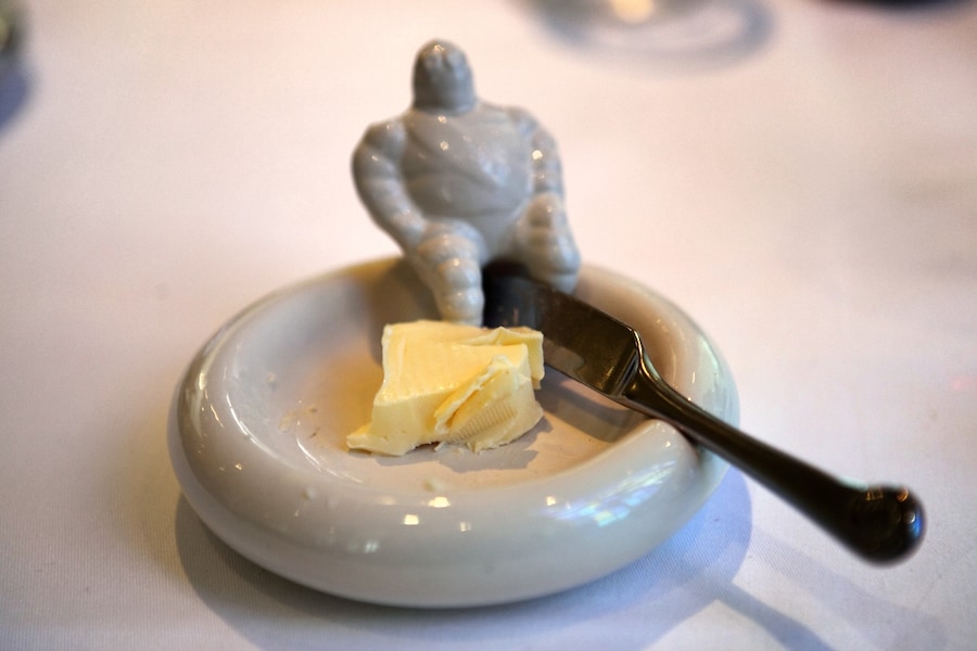 Monsieur Bibendum butter dish