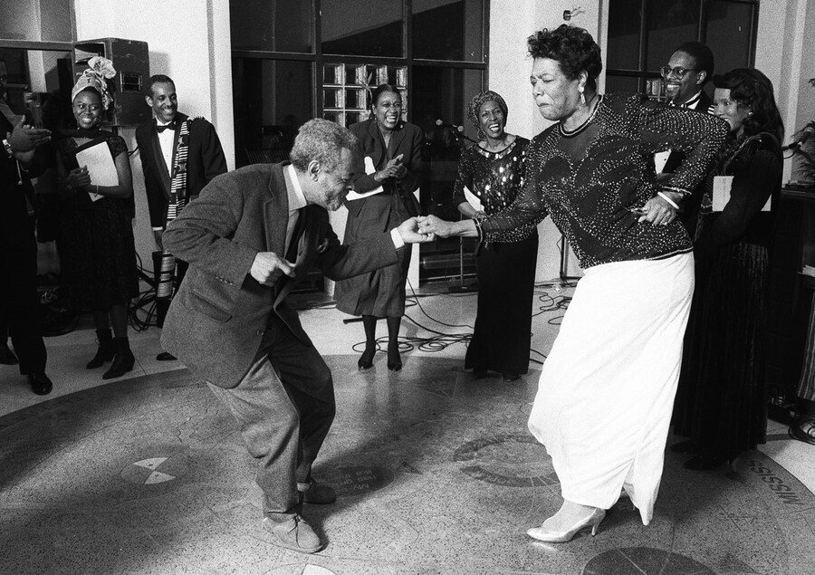 Maya Angelou and Amiri Baraka, 1991