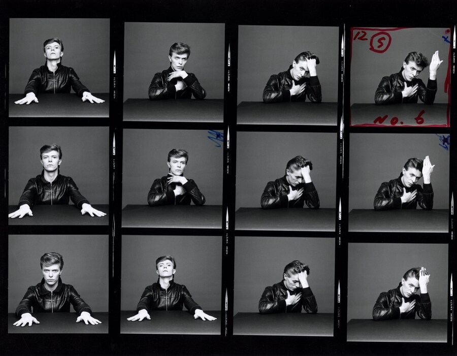 “Heroes” Contact Print (Piece No. 32), 1977