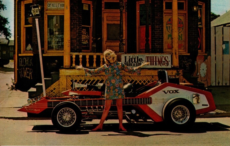 Voxmobile, the guitar car, 1967