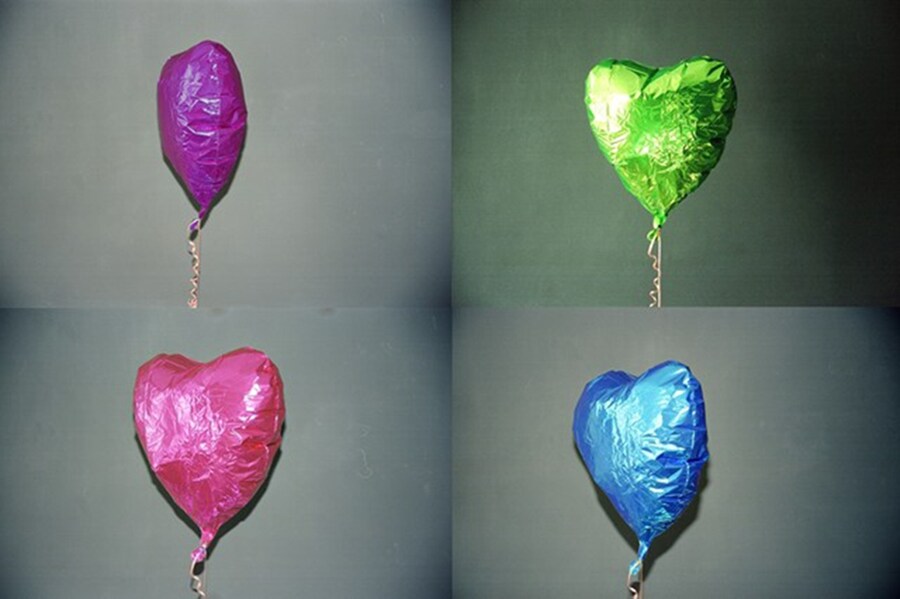 Four Deflated Balloons