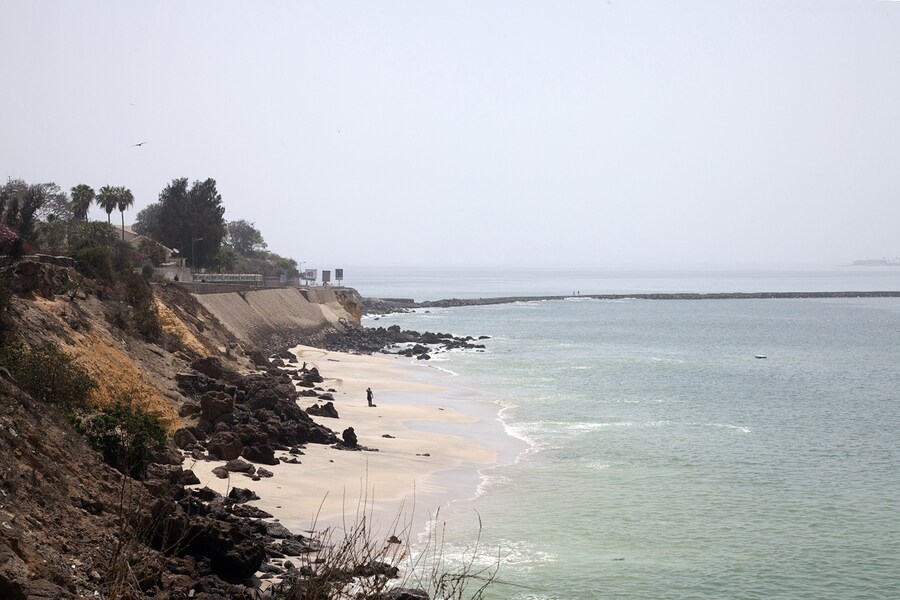 One of the many small beaches in Dakar
