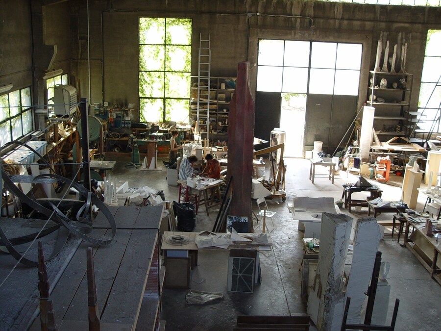 Beverly Pepper&#39;s Studio at Villa Olivola