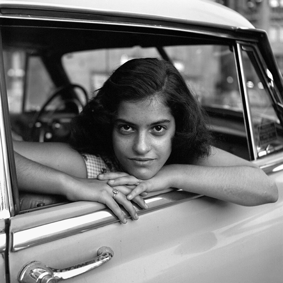Young Girl in Car