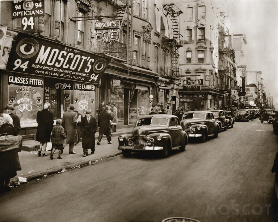 Moscot, Rivington Street, 1934