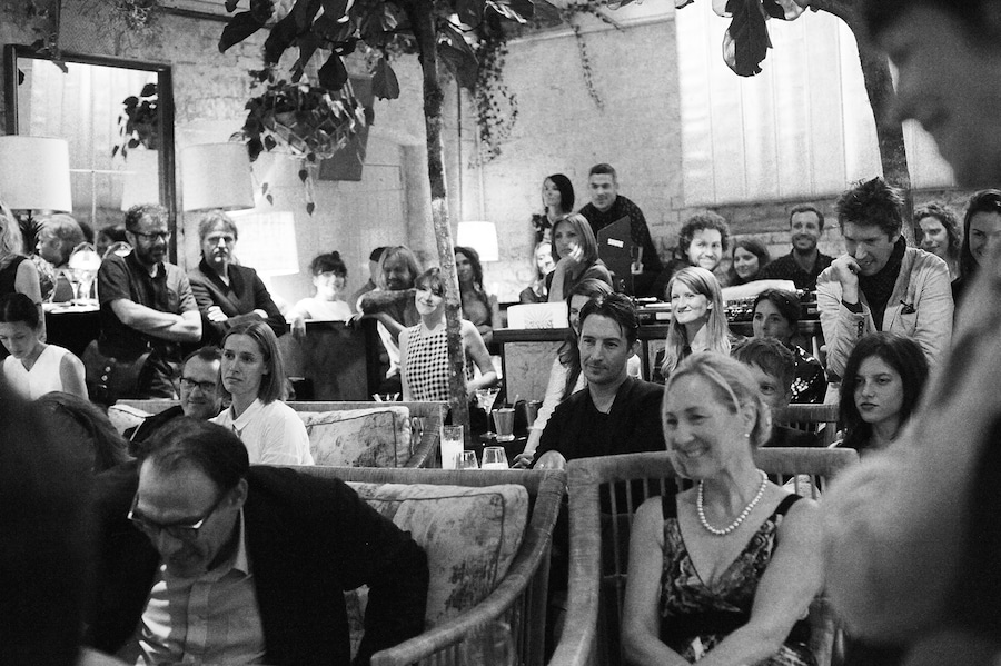 The audience at the Spotlight Salon
