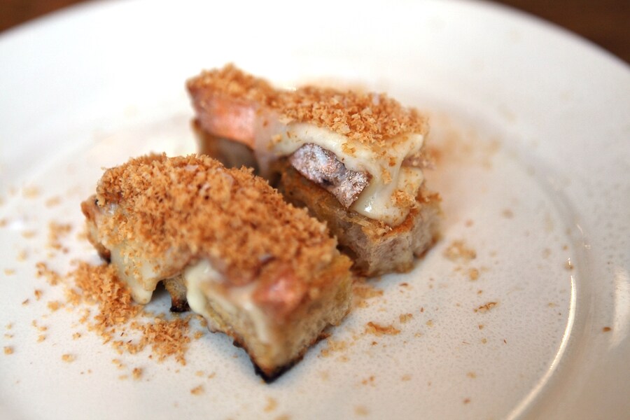 Cardo, honey and hazelnuts