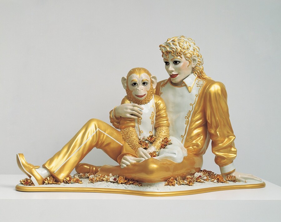 Michael Jackson and Bubbles, 1988