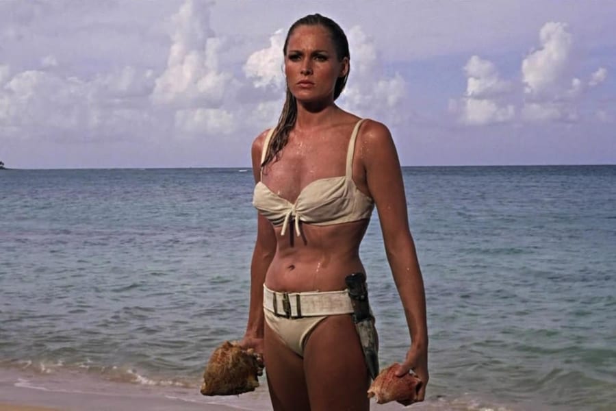 Ursula Andress in James Bond&#39;s Dr No, 1962