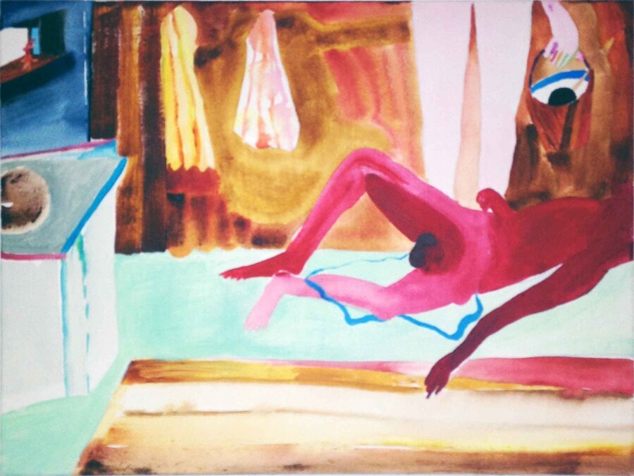 Alice McCabe, Woman Giving Birth In A Sauna, 2013