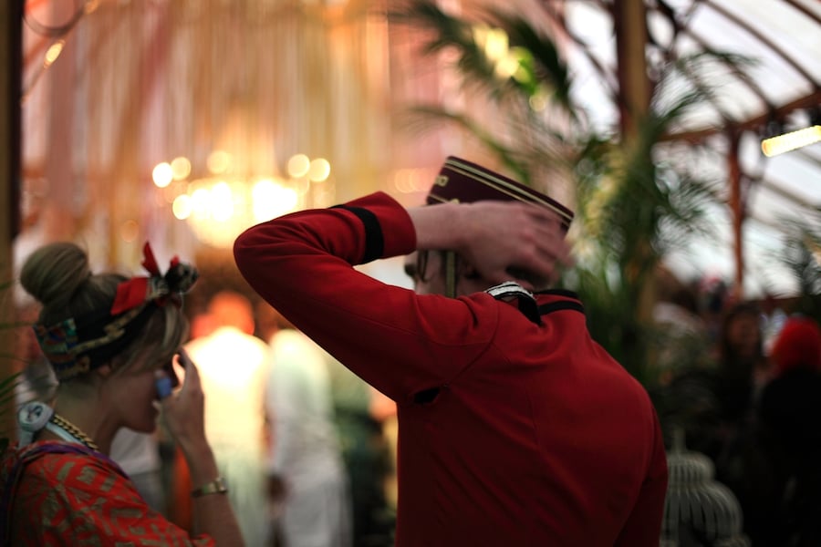 Laurent Perrier orangery at Wilderness