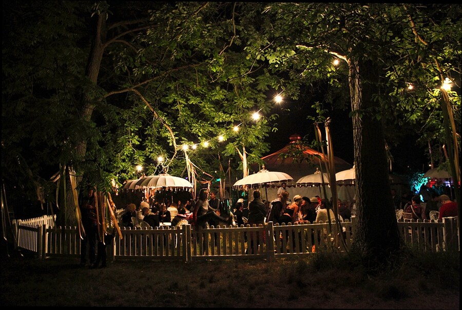 Laurent Perrier orangery at Wilderness