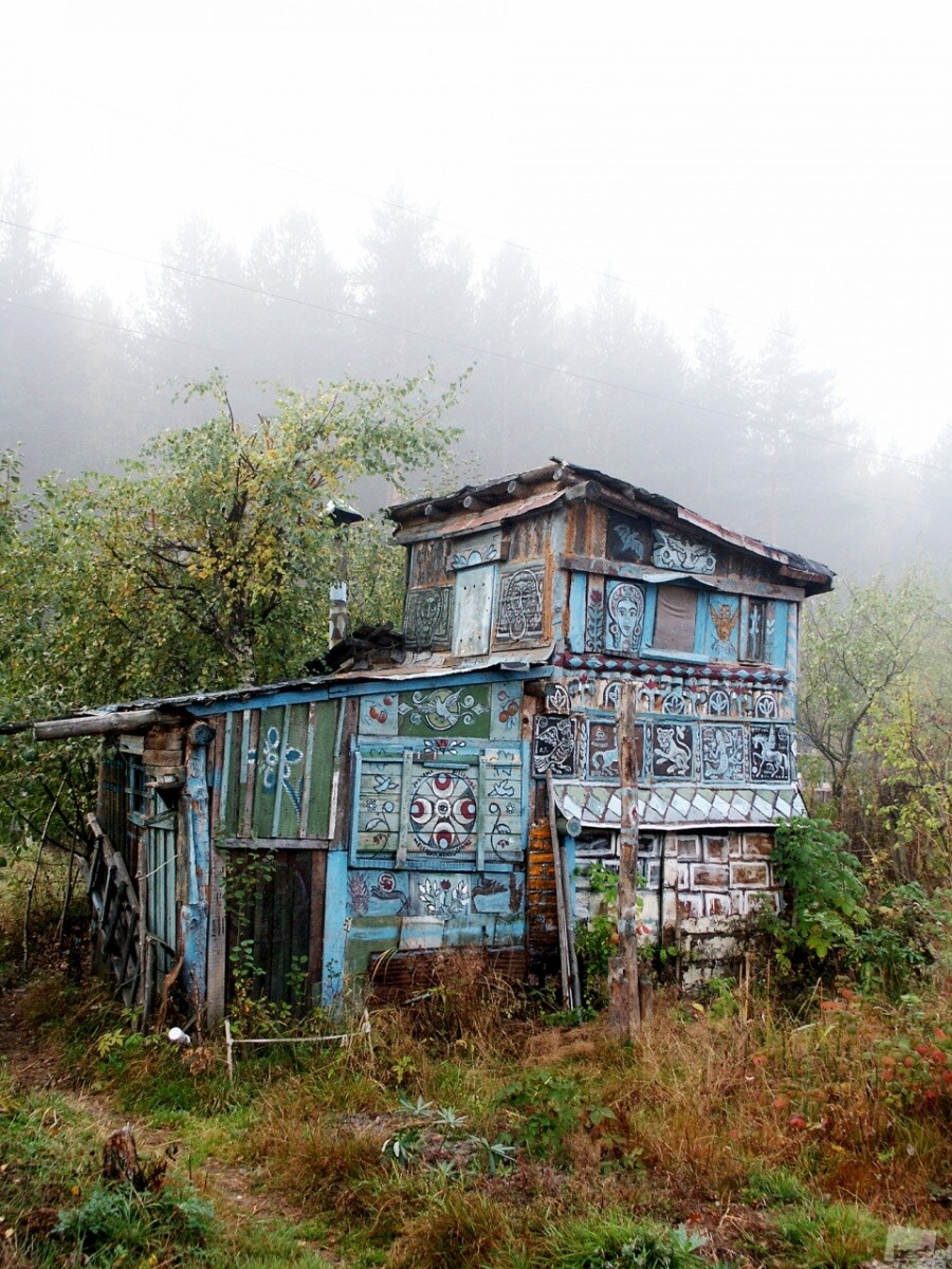 Painted Russian House