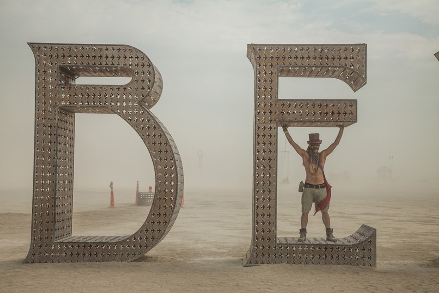 Mads Kornerup at Burning Man Festival