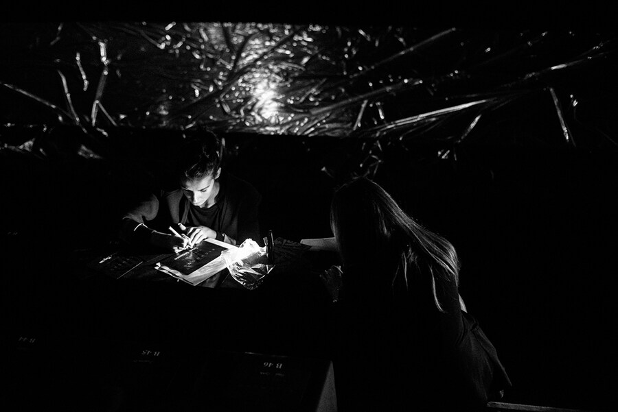 At Via Melegari, for John Richmond S/S15