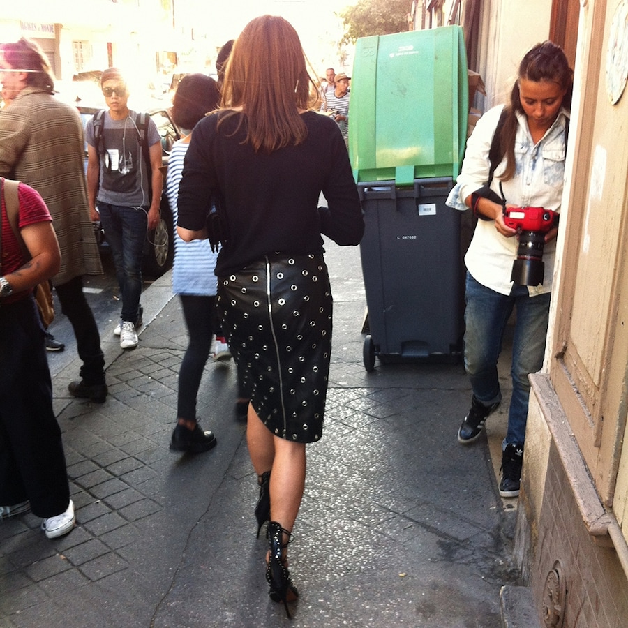 Carine Roitfeld at Paris Fashion Week S/S15