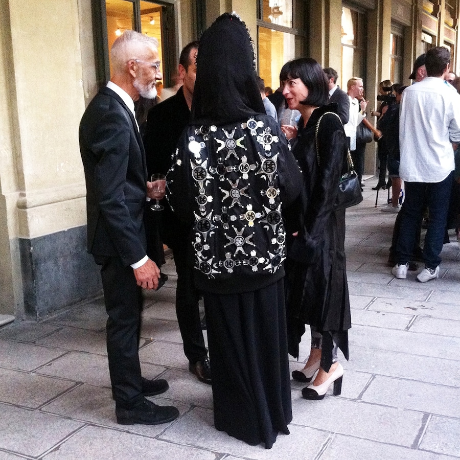 Diane Pernet at Paris Fashion Week S/S15