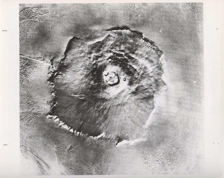 Mars, Olympus Mons, Mariner 9, 1972