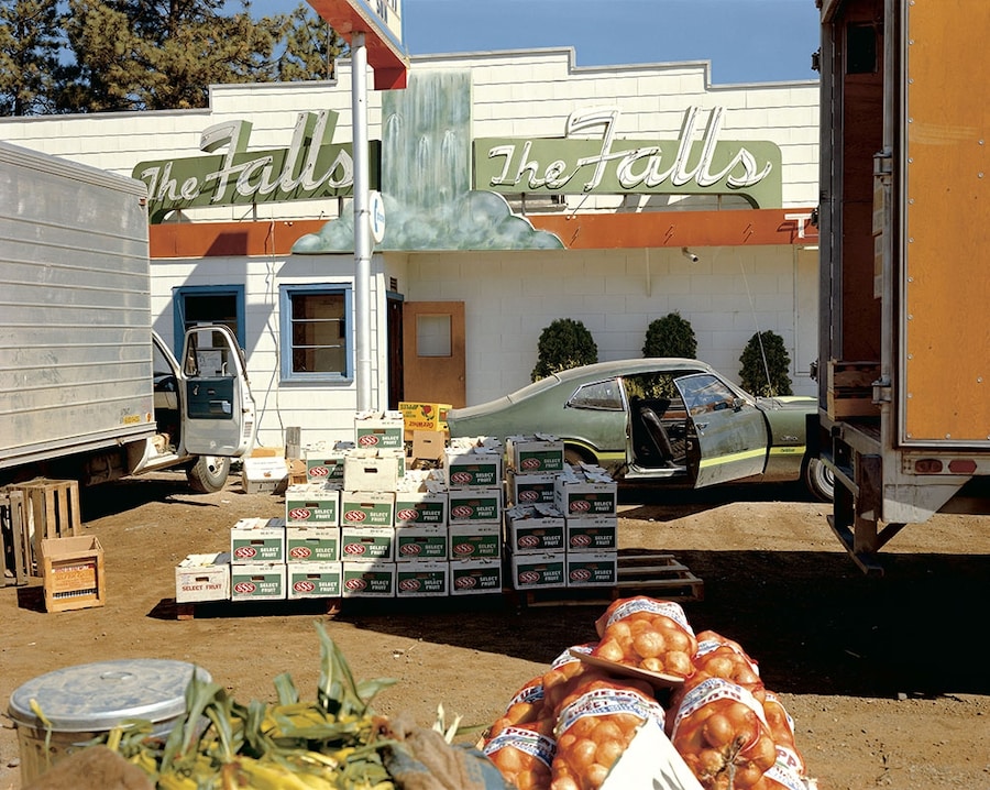 Stephen Shore, U.S. 10, Post Falls, Idaho, August 25, 1974