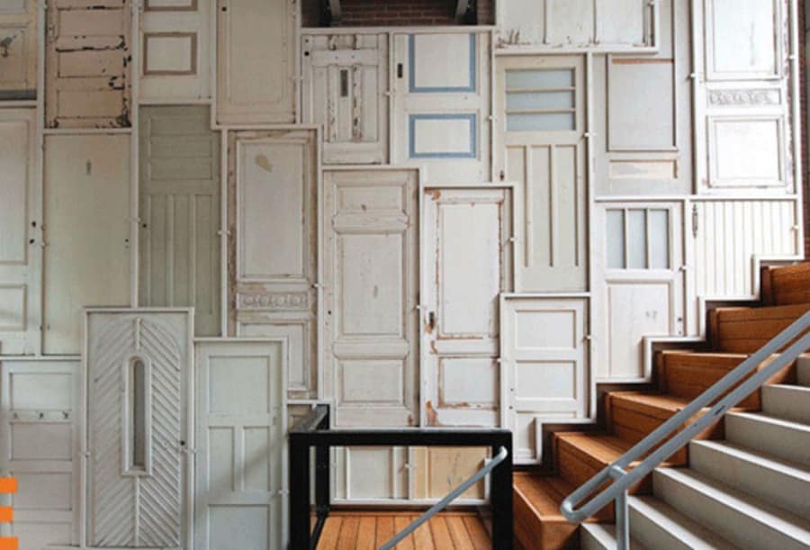 Wall of Doors by Piet Hein Eek