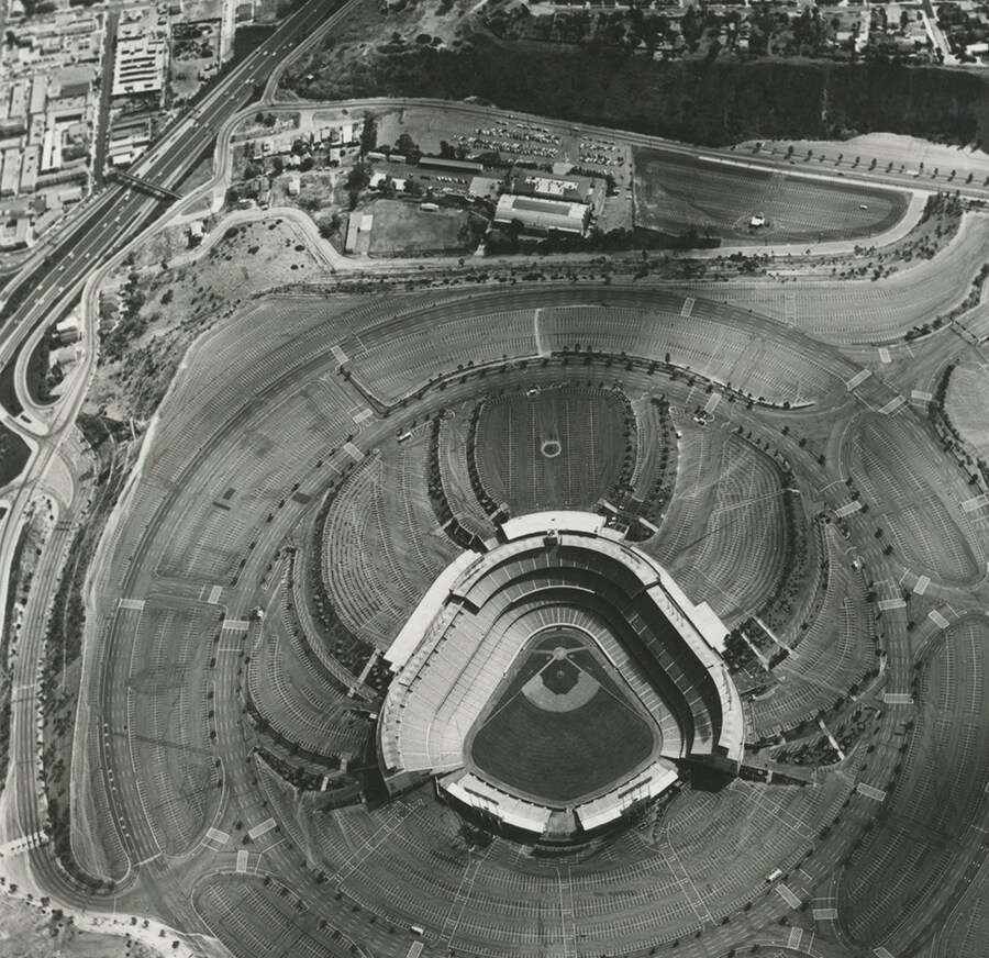 Ed Ruscha, Dodgers Stadium, 1000 Elysian Park Ave., 1967/199