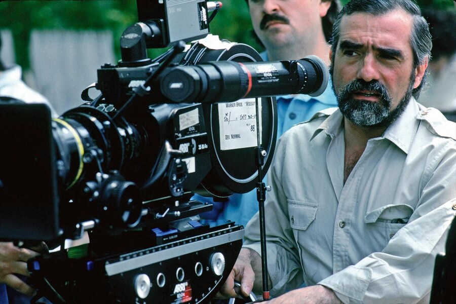 Martin Scorsese filming Goodfellas, 1990