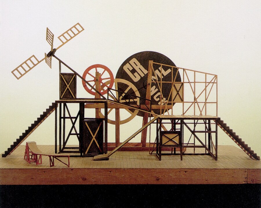 Liubov Popova, Maquette for Magnanimous Cuckold, 1929