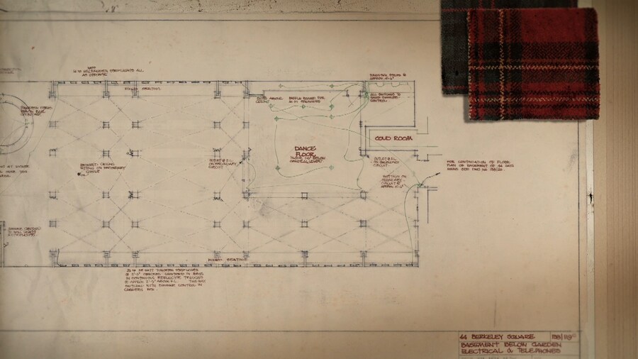 Annabel&#39;s floor plan, 1963