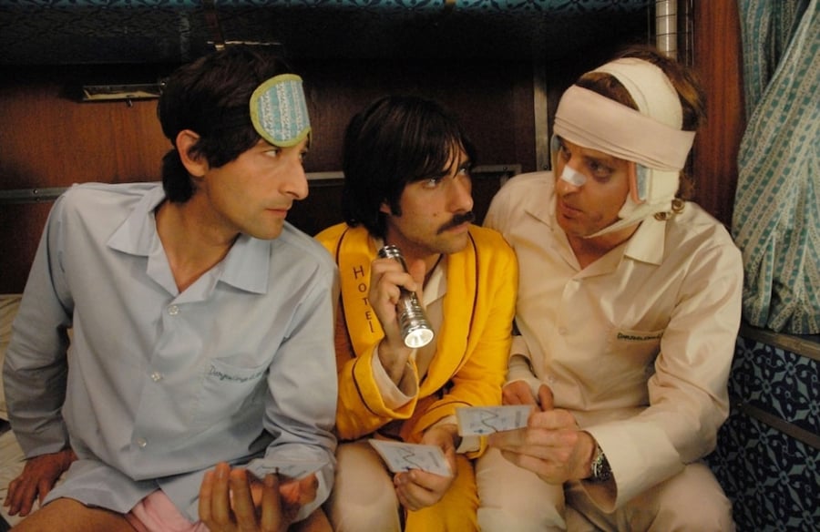 Still from The Darjeeling Limited, 2007