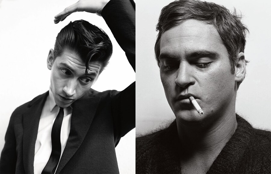 Alex Turner, AnOther Man issue 16, 2013; Joaquin Phoenix, An