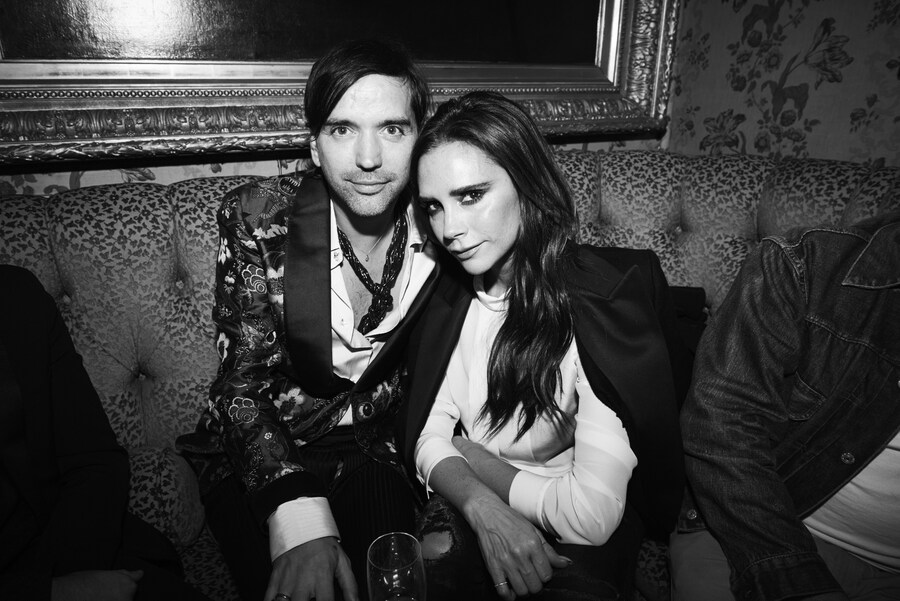 Alister Mackie and Victoria Beckham