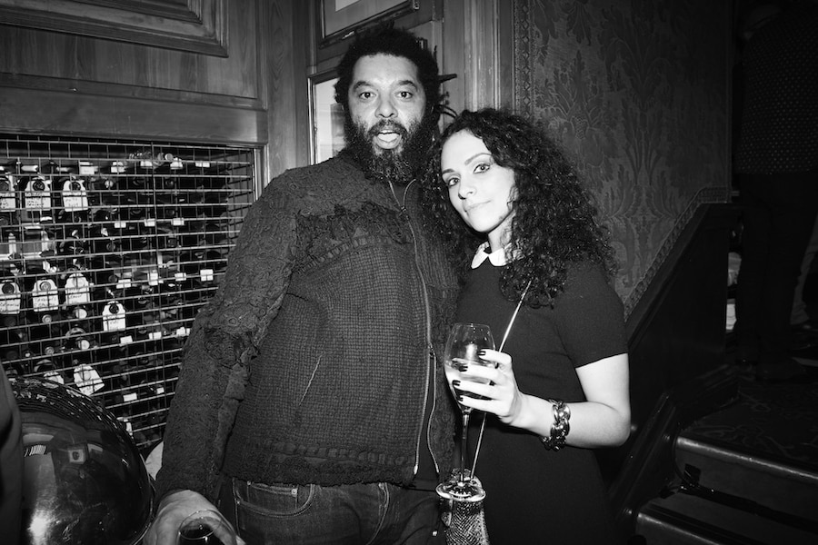 Mr Hare and Laura Moore