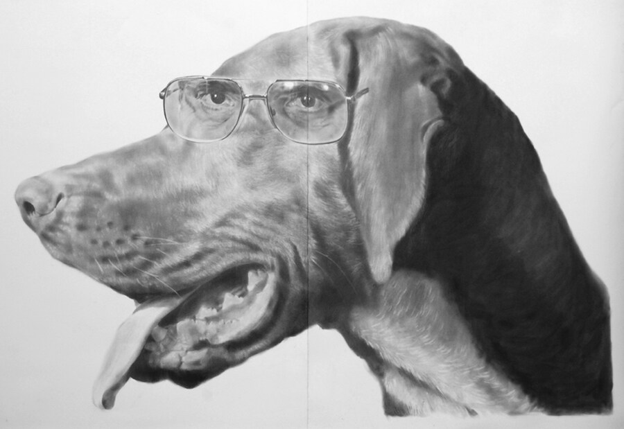 Eric Yahnker, 4 Eyed Dog