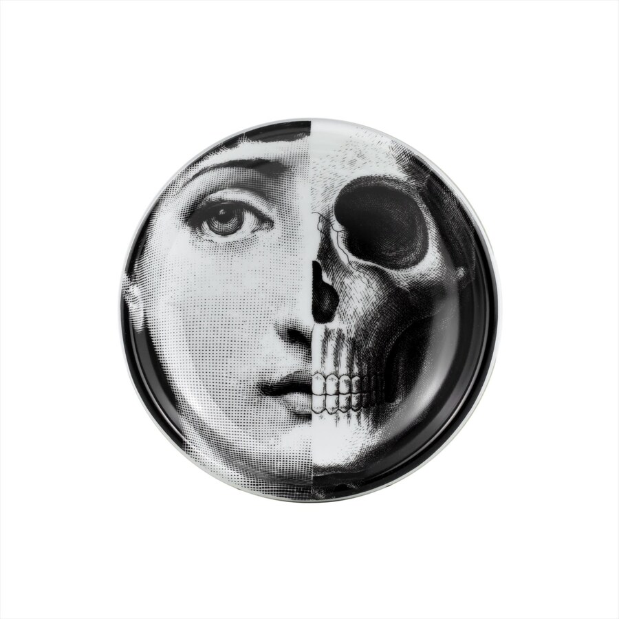 Plate in porcelain by Fornasetti
