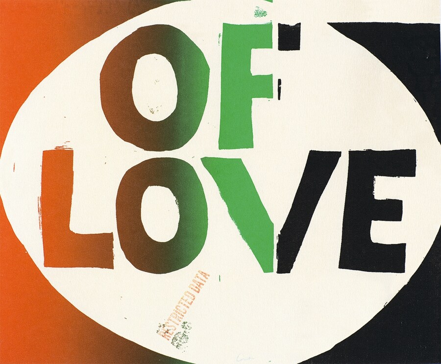 Sister Corita Kent. Be, of Love, (A Little) More Careful, Th
