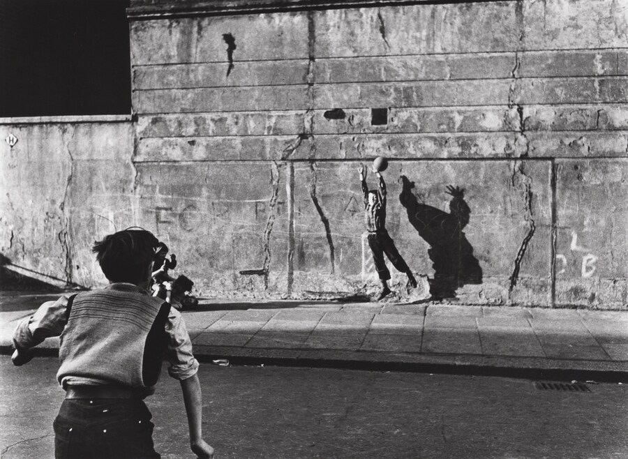 Roger Mayne, Footballer and Shadow, 1956