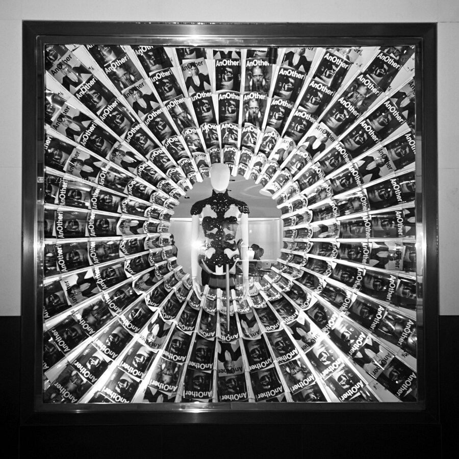 The windows at Alexander McQueen
