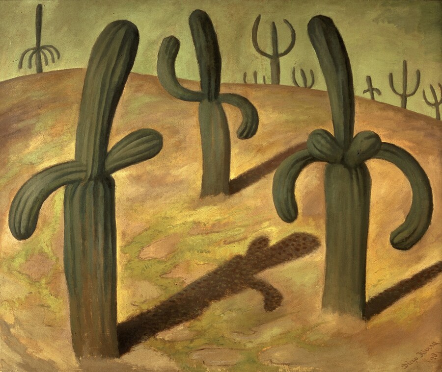 Diego Rivera, Landscape with Cacti, 1931