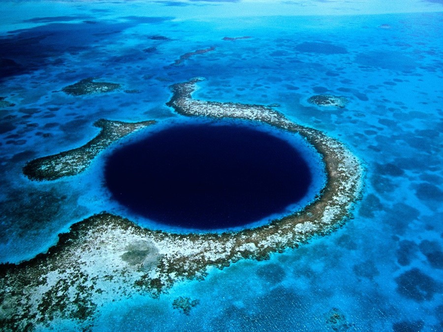Air View of the Great Blue Hole