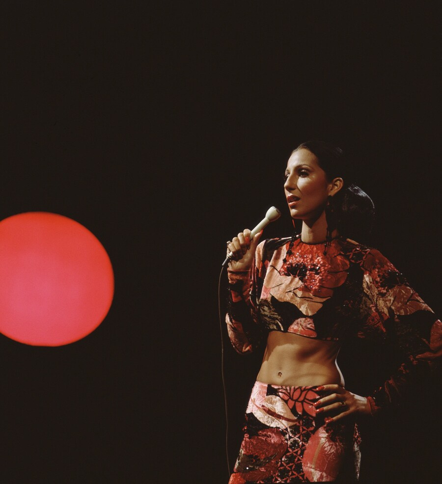 Cher during &#39;The Sonny and Cher Comedy Hour,&#39; 1972
