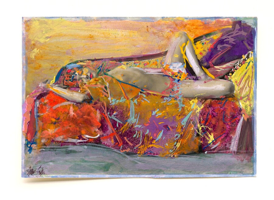 Saul Leiter, Painted Nude