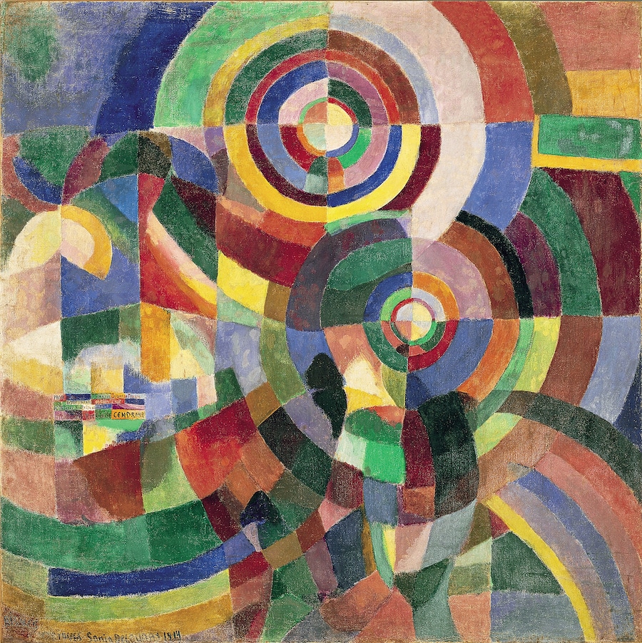 Electric Prisms, Sonia Delaunay, 1914