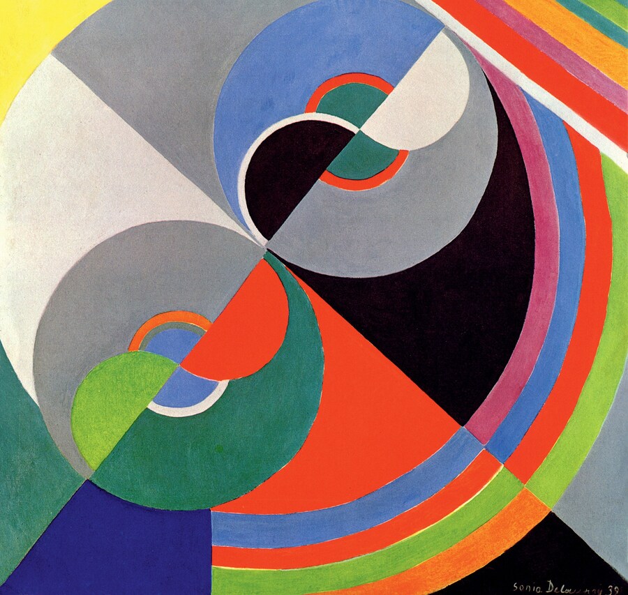 Rhythm Colour no. 1076, Sonia Delaunay, 1939